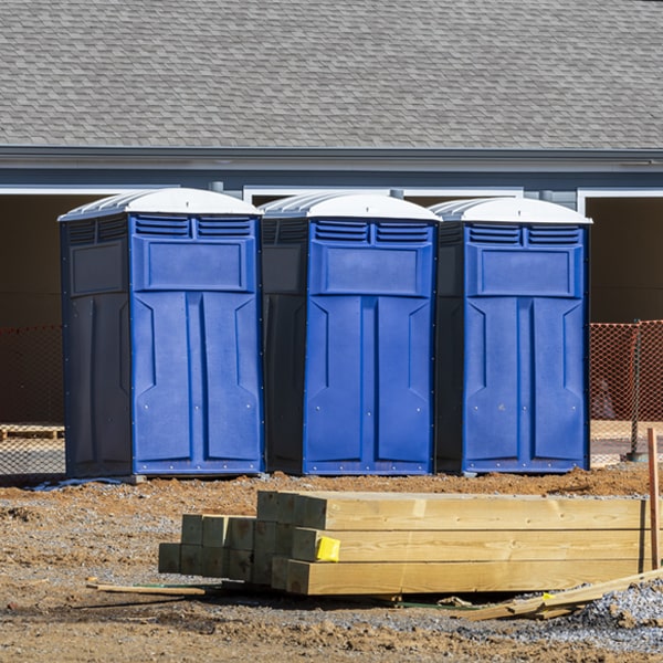 is there a specific order in which to place multiple porta potties in Murray City Ohio